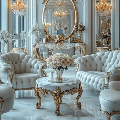 Royal Chesterfield Tufted Sofa Set | Charuta