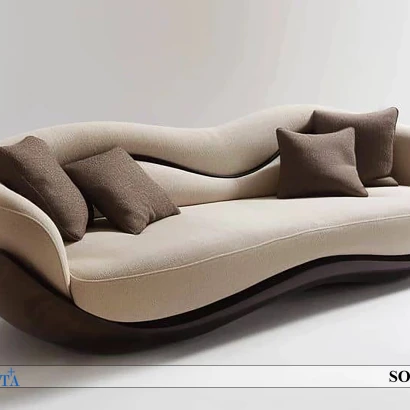 Buy Crescent Wave Sofa | Charutaplus