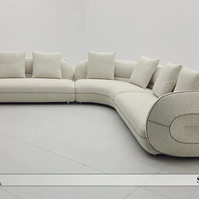 Cloud Boucle Sectional Sofa | Charuta plus