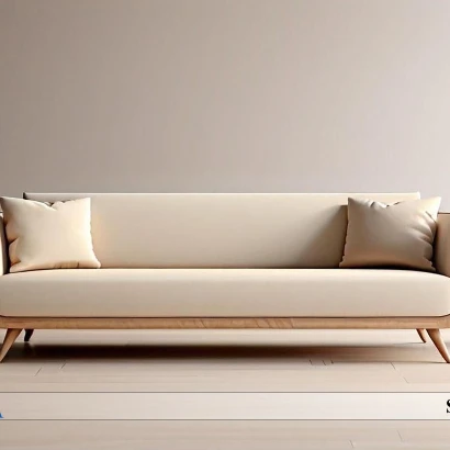 Retro Wooden Frame Sofa | Charuta Plus