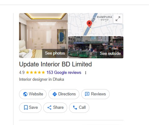 Google Reviews for Update Interior BD Ltd