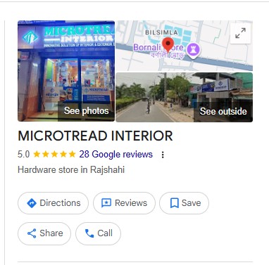 Google Reviews for Microtread Interior