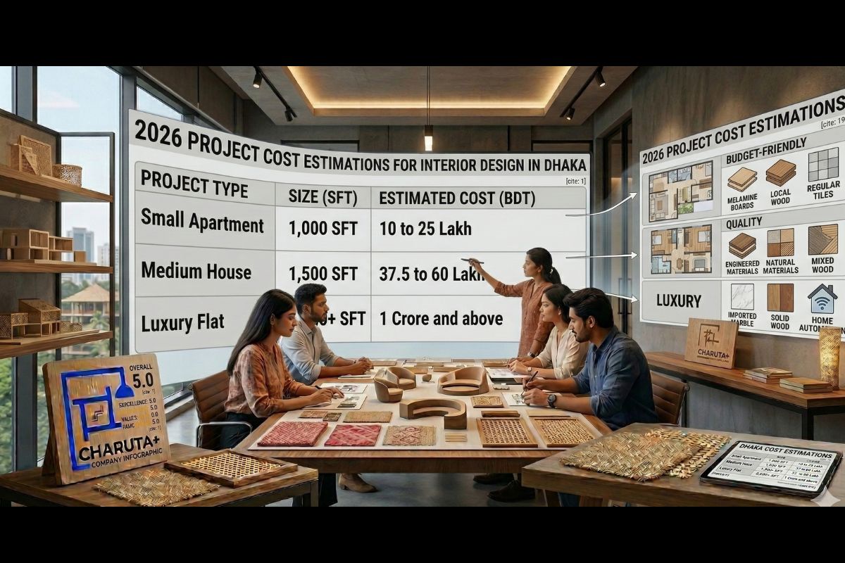 2026 Project Cost Estimations for Interior Design in Dhaka